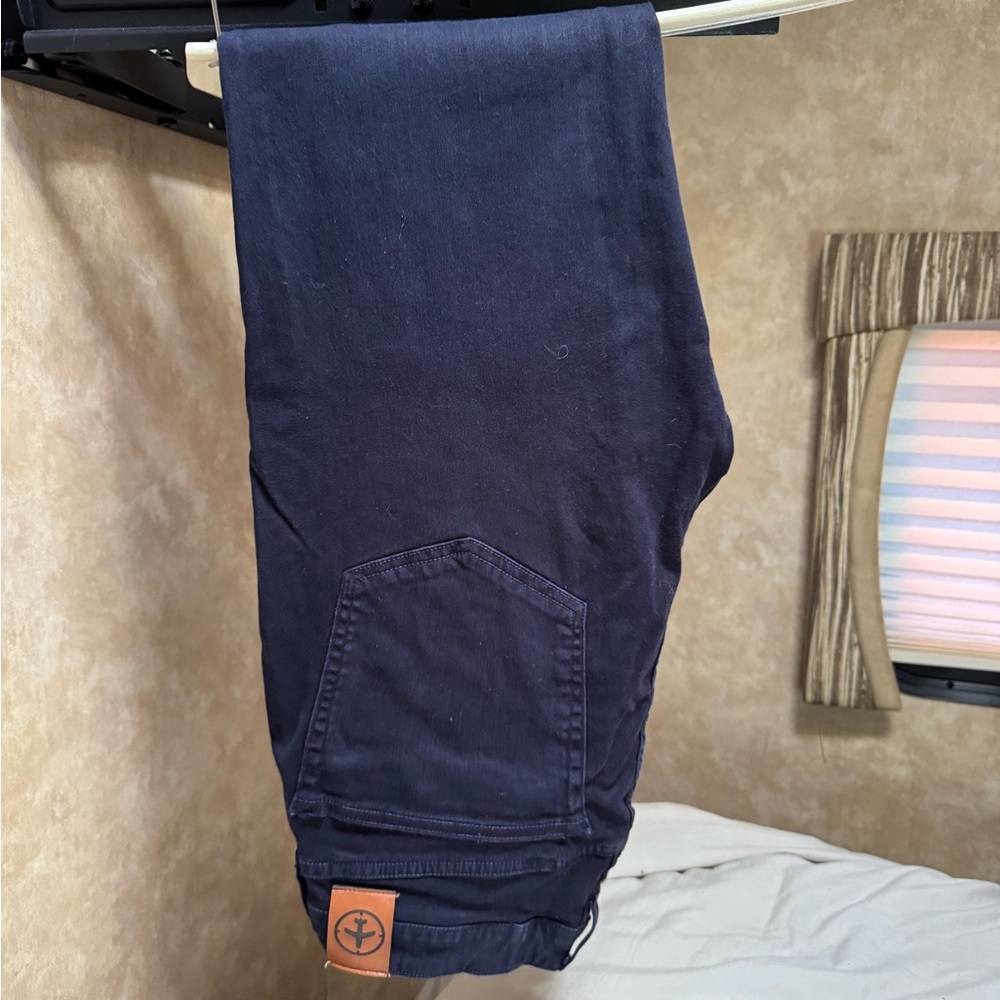 Aviator Navy Blue Pants sz 34